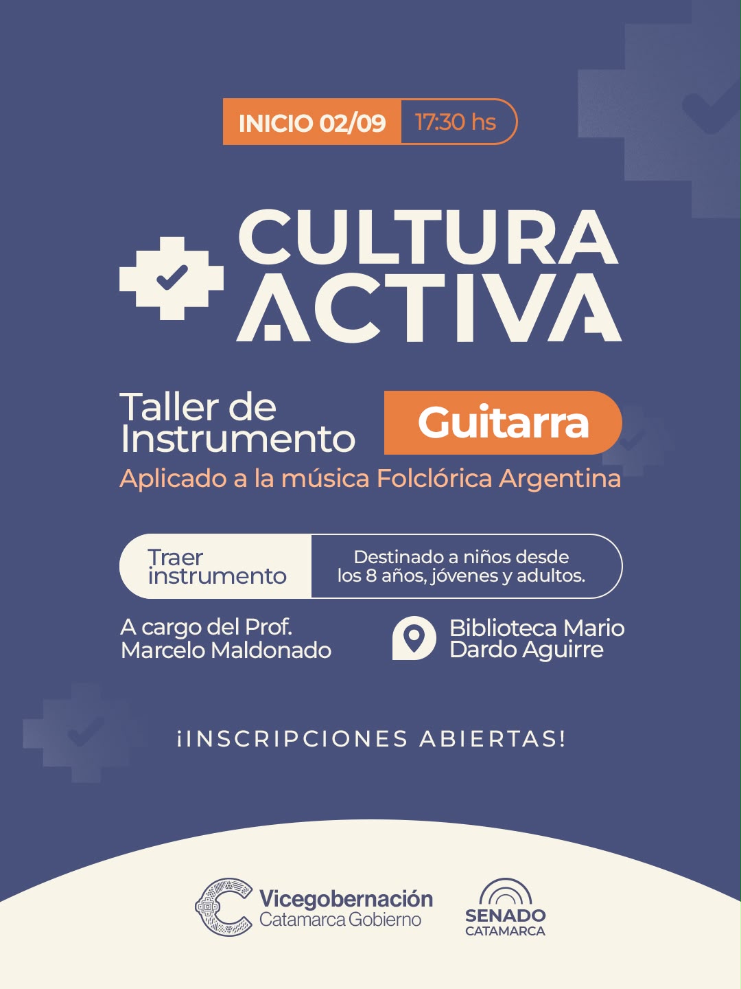 vicegobernacion-lanza-cultura-activa-y-ya-se-encuentran-abiertas-las-inscripciones-para-el-taller-de-guitarra