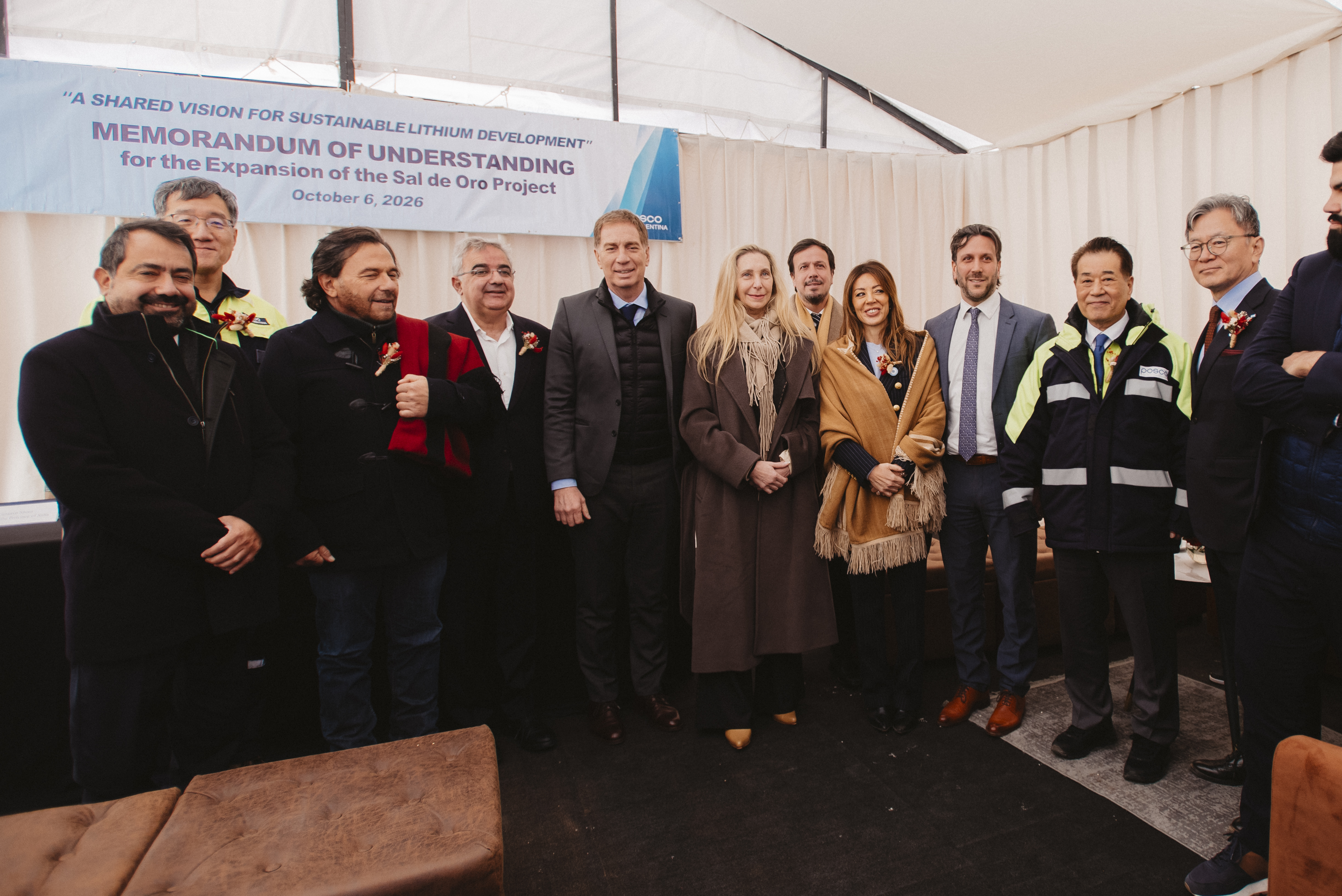 con-la-presencia-del-gobernador-raul-jalil-posco-puso-en-marcha-su-planta-ii-en-el-proyecto-sal-de-oro