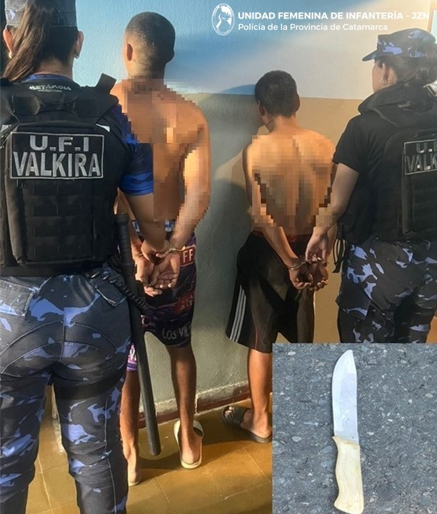 aprehendieron-a-dos-hombres-sospechados-de-intentar-robar-en-una-vivienda-y-secuestraron-un-cuchillo