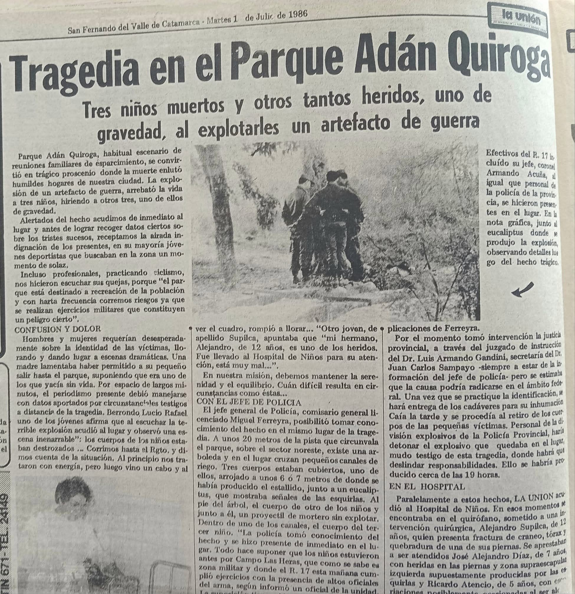 a-40-anos-de-la-tragedia-del-parque-adan-quiroga-el-emotivo-recuerdo-de-un-vecino-que-mantiene-viva-la-memoria