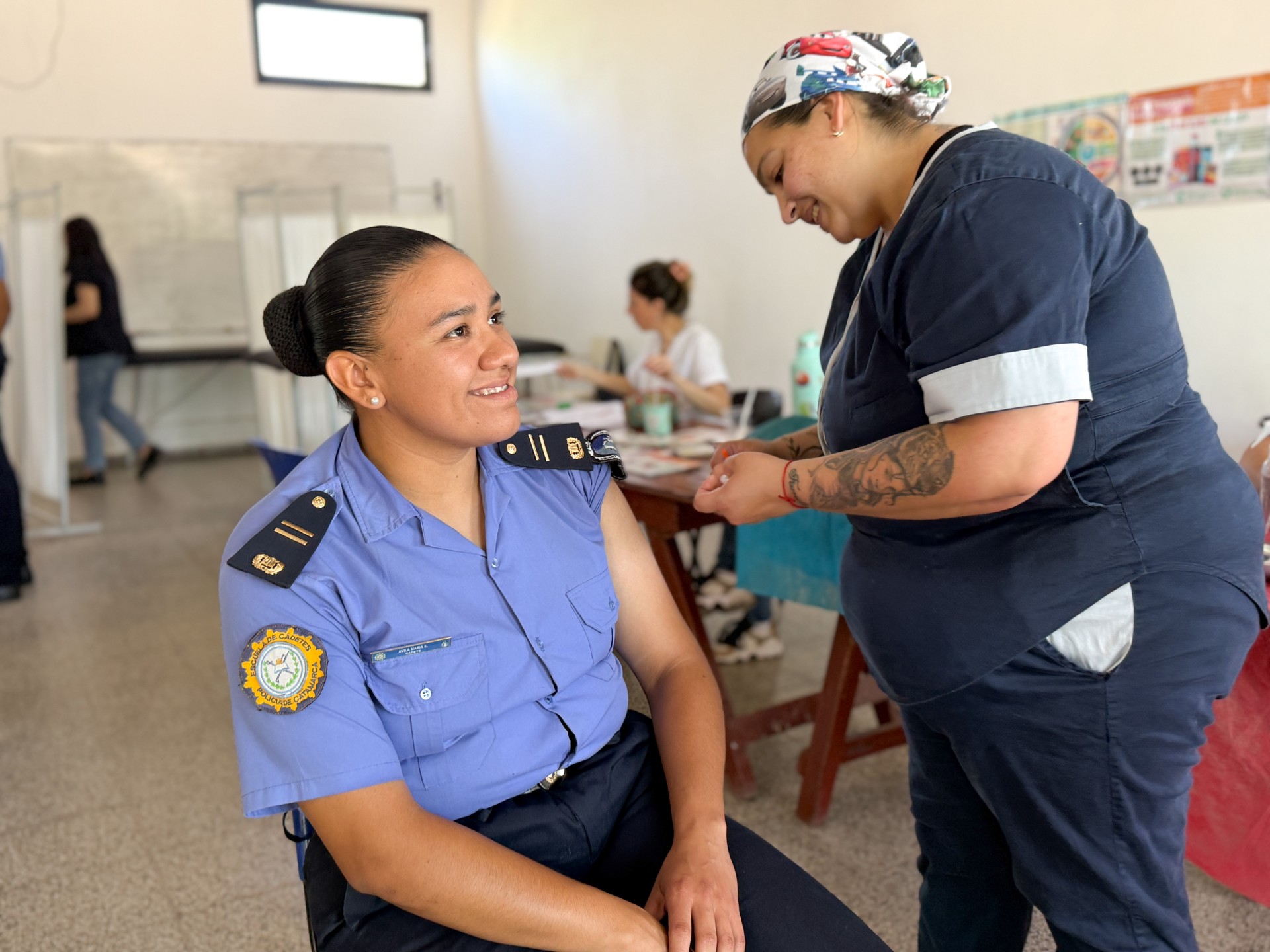 operativo-sanitario-municipal-atendio-a-2800-aspirantes-y-cadetes-de-la-policia
