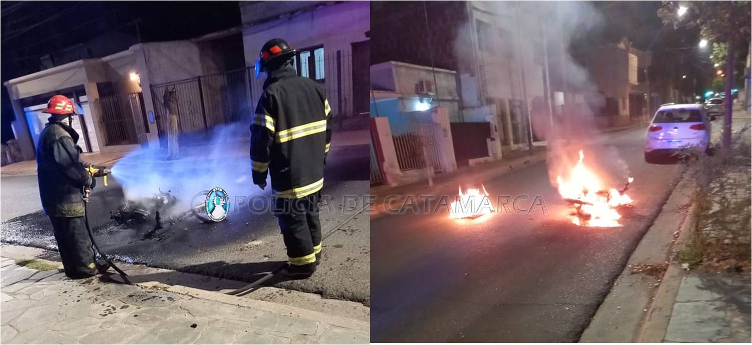 se-incendio-una-moto-en-mota-botello-y-caseros